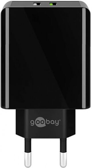 Goobay 44956 - 2X USB Quick Charge (QC 3.0) Ladegerät 28W