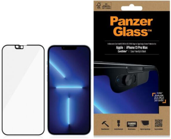 Panzerglass Displayschutz CF Cam Slider AB zu iPhone 13 Pro Max