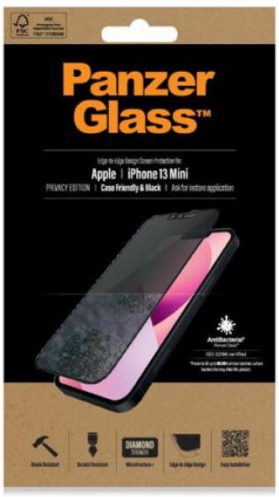 Panzerglass Displayschutz CF AB Privacy zu iPhone 13 Mini