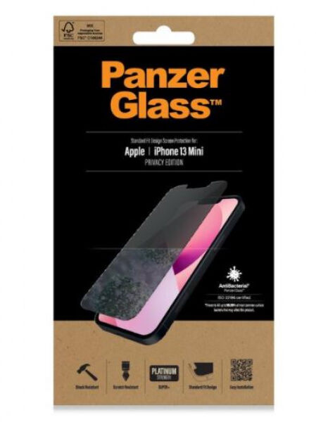 Panzerglass Displayschutz Standard Fit AB zu iPhone 13 Mini