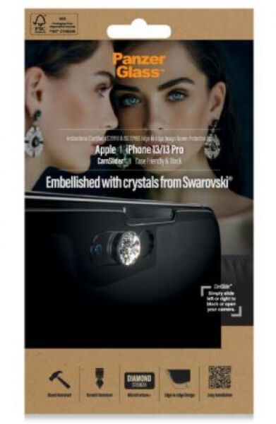 Panzerglass Displayschutz CF Cam Slider AB - zu iPhone 13 / 13 Pro