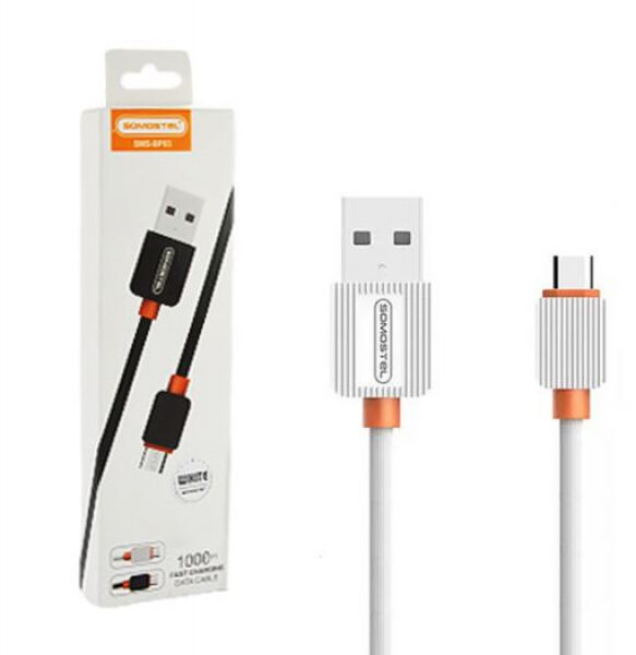 Divers Somostel SMS-BP03 - USB-A zu USB-C Kabel / QuickCharger / 2000mAh - 1m