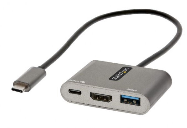 StarTech.com Startech CDP2HDUACP2 - USB-C auf HDMI 4K Anschluss / USB 3.0 Hub 5Gbit/s