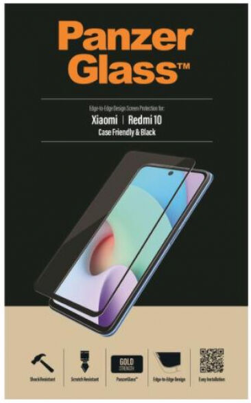 Panzerglass Displayschutz Case Friendly AB - zu Xiaomi Redmi 10