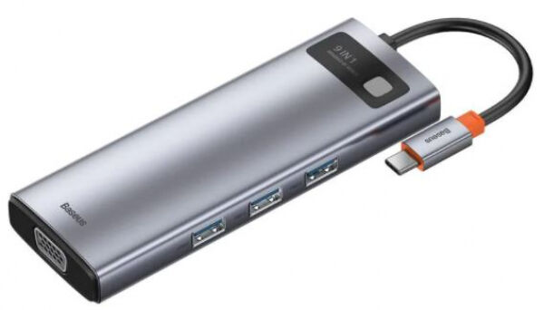 Divers Baseus Metal Gleam Series 9-in-1 USB-C Hub Dockingstation