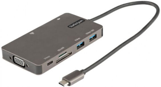 StarTech.com Startech DKT30CHVSDPD - USB-C auf HDMI 4K 30Hz/VGA Reiseadapter/Docking station