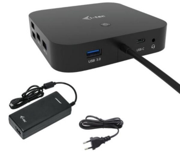 iTEC i-Tec C31HDMIDPDOCKPD100 - Dockingstation USB-C HDMI DP Dual PD 100W + UC 112 Watt