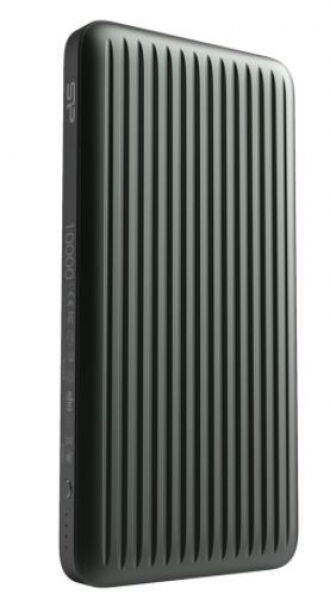 Silicon Power Blaze QP66 - PowerBank 10000mAh - Grau/Grün