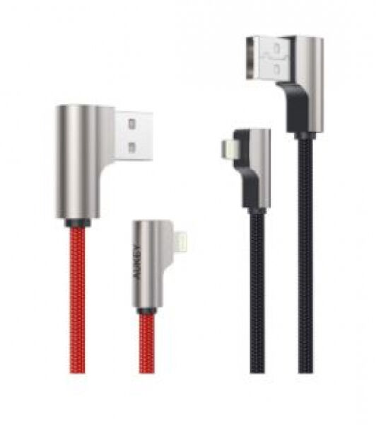 Aukey CB-AL01 - Quick Charge Lightning-USB Kabel / MFI - 2m (2er Pack)