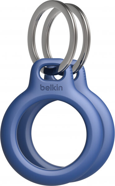 Belkin - Secure Holder for Apple AirTag with Keyring 2-Pack - blue