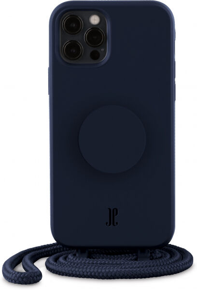 PopSockets - Just Elegance Necklace Case + PopSockets - iPhone 12 / 12 Pro - navy blue