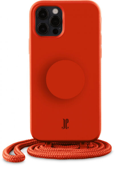 PopSockets - Just Elegance Necklace Case + PopSockets - iPhone 12 / 12 Pro - red