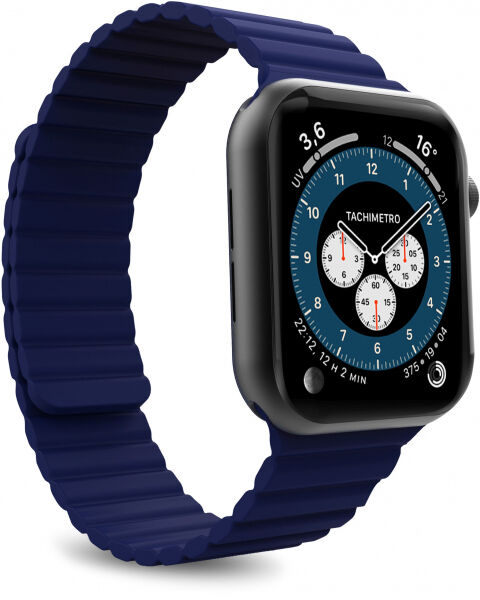 Puro - Icon Link Silicone Band - Apple Watch [44mm/42mm] - space blue