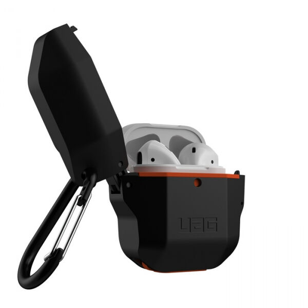Divers UAG - Apple Airpods Hardcase Case- black/orange