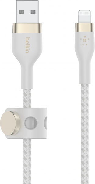 Belkin - Boost Charge PRO Flex USB-A to Lightning Cable, 1m - white