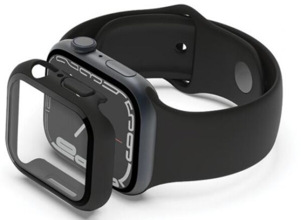 Belkin TemperedCurve 2-in1 Displayschutz Black - Apple Watch 7/SE/6/5/4, 40/41mm