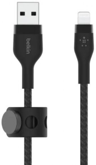 Belkin Boost Charge Pro Flex USB A - Lightning Kabel Schwarz - 2m