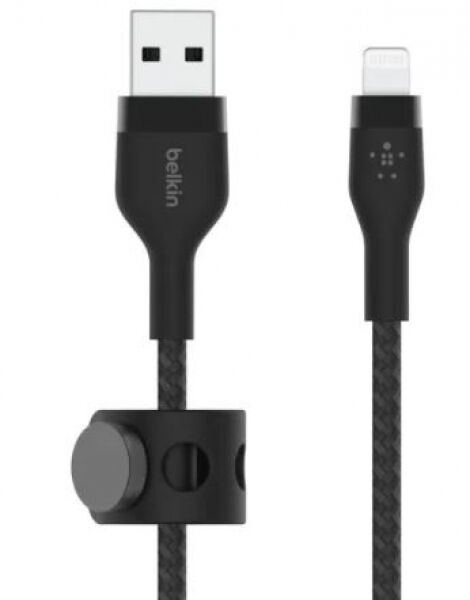 Belkin Boost Charge Pro Flex USB A - Lightning Kabel Schwarz - 3m