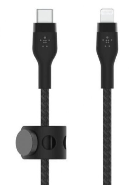 Belkin Boost Charge Pro Flex USB C - Lightning schwarz / bis 15 Watt - 2m