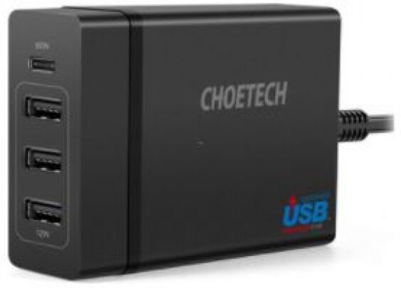 Choetech PD72-1C3U - USB-Ladegerät 4 x USB-A / GAN / 72 Watt