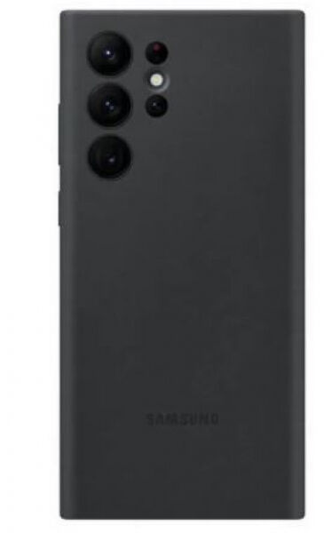 Samsung Back Cover Silicone Black - Galaxy S22 Ultra