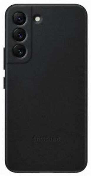 Samsung Back Cover Leather black - Galaxy S22+