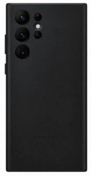 Samsung Back Cover Leather Black - Galaxy 22 Ultra