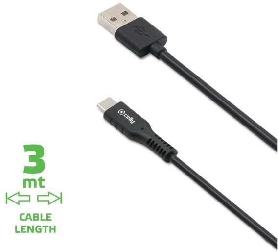 Celestron Celly - USB-C to USB 3m black 3.0