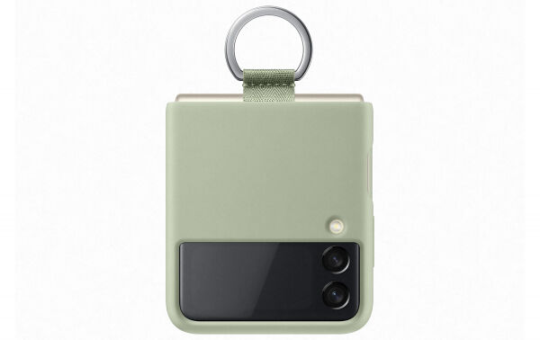 Samsung - Z Flip3 Silicone Olive