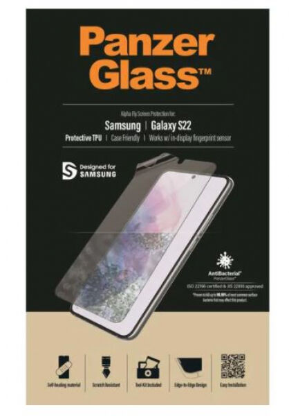 Panzerglass Displayschutz Case Friendly TPU - Galaxy S22