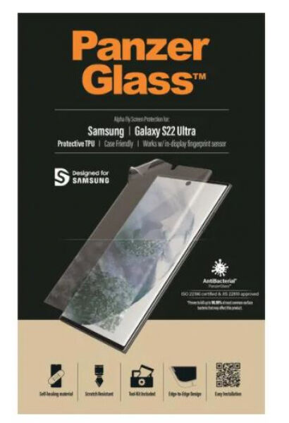 Panzerglass Displayschutz Case Friendly TPU - Galaxy S22 Ultra