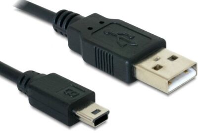 DeLock 82396 - Kabel USB 2.0-A > USB mini-B 5pin 0.70m St/St