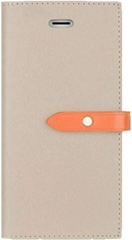 Mercury Pouzdro / kryt pro iPhone 5 / 5S / SE - Mercury, Romance Diary GREY/ORANGE