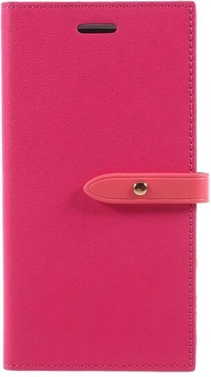 Mercury Pouzdro / kryt pro iPhone XS / X - Mercury, Romance Diary HOTPINK/PINK