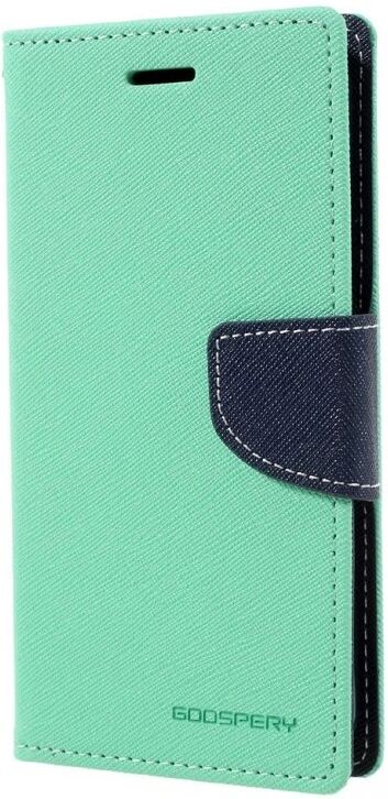 Mercury Pouzdro / kryt pro iPhone XS MAX - Mercury, Fancy Diary Mint/Navy