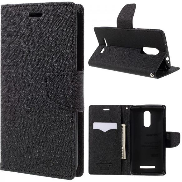 Mercury Ochranný kryt pro Xiaomi Redmi 6 - Mercury, Fancy Diary Black/Black