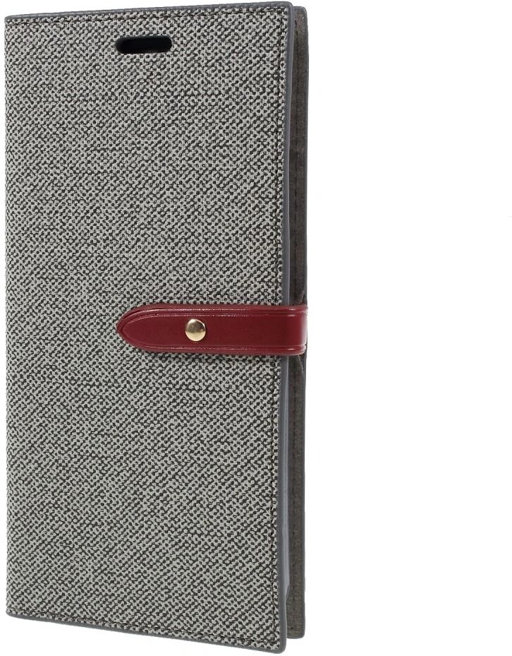 Mercury Pouzdro / kryt pro iPhone XS MAX - Mercury, Milano Diary Grey/Wine