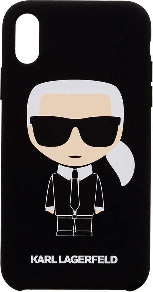 Karl Lagerfeld Ochranný kryt pro iPhone XR - Karl Lagerfeld, Ikonik Black Back