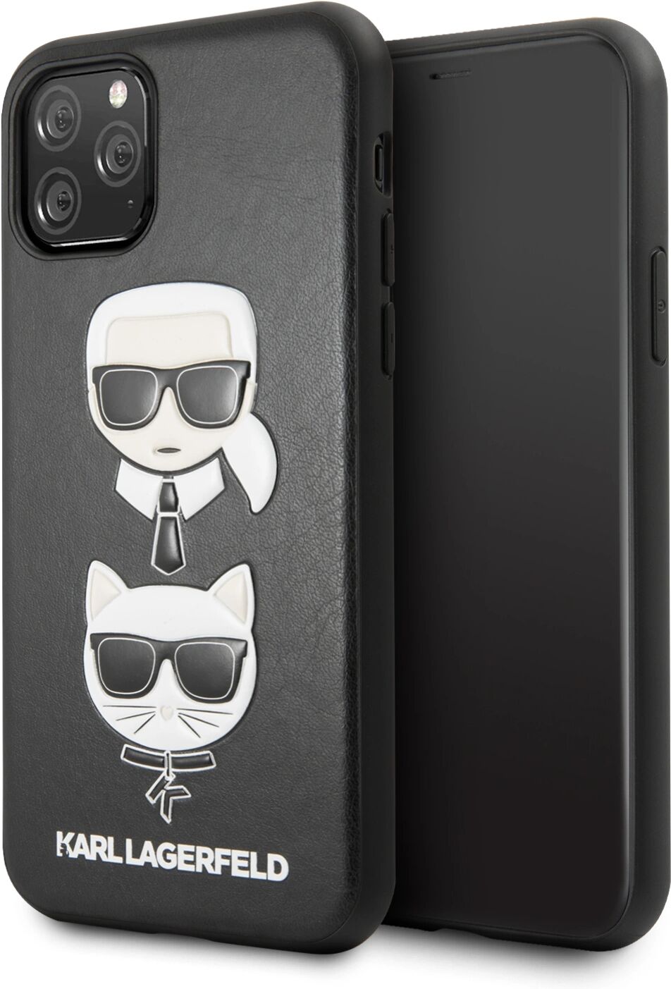 Karl Lagerfeld Ochranný kryt na iPhone 11 - Karl Lagerfeld, Choupette Cover Black