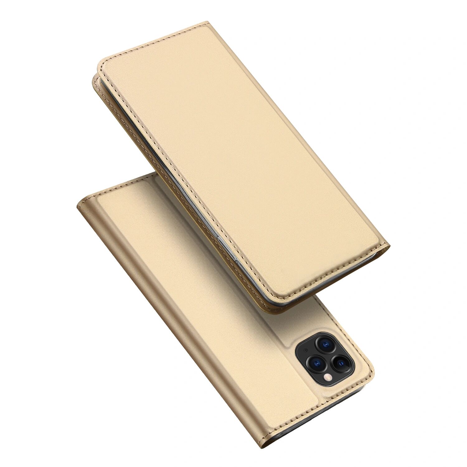 DuxDucis Knížkové pouzdro na iPhone 11 Pro MAX - DuxDucis, SkinPro Gold