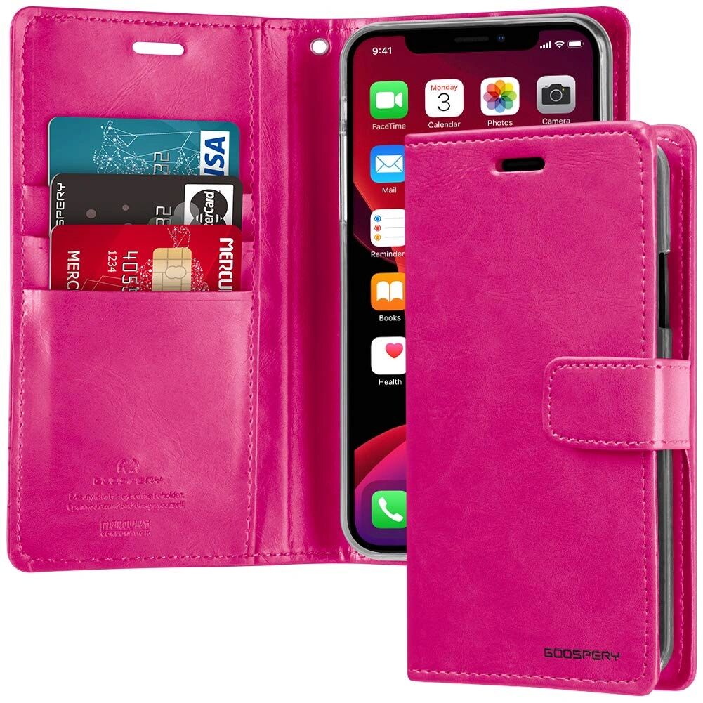 Mercury Pouzdro na iPhone 11 Pro - Mercury, Bluemoon Diary HOTPINK