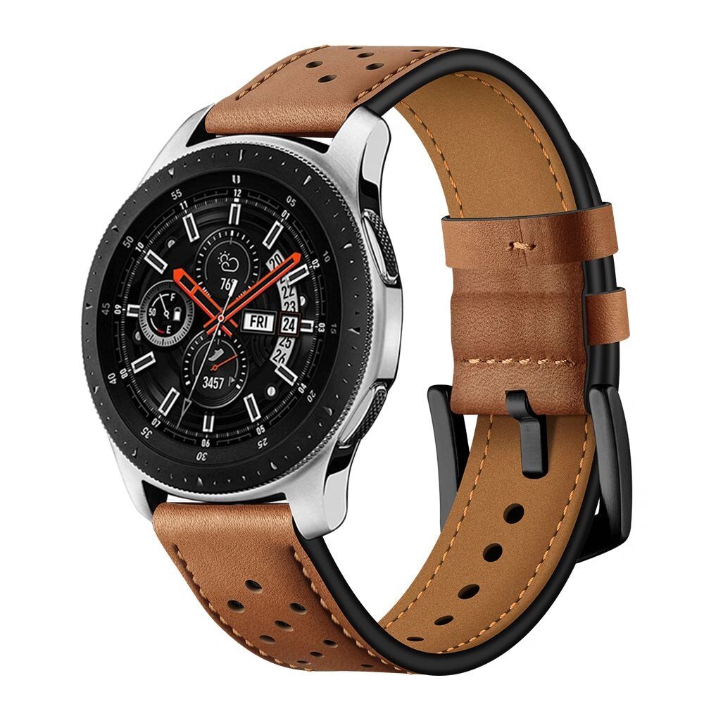 Tech-Protect Řemínek pro Samsung Galaxy Watch 46mm - Tech-Protect, Leather Brown