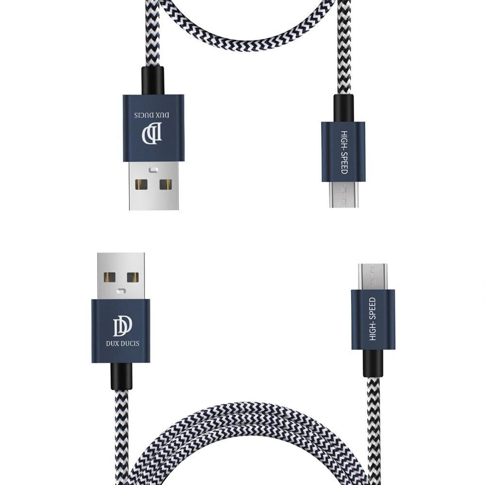 DuxDucis Kabel MICRO-USB - DuxDucis, 2-PACK SET (100cm+20cm) Blue