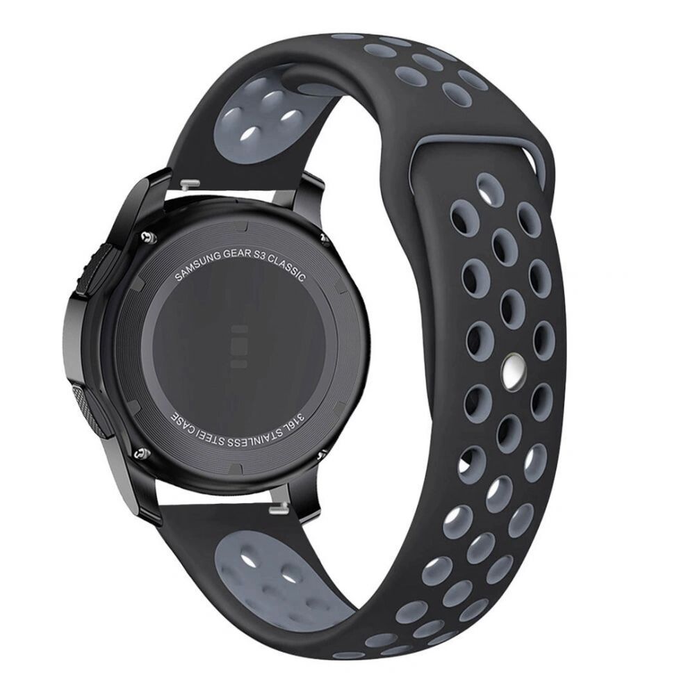 Tech-Protect Řemínek pro Samsung Galaxy Watch 46mm - Tech-Protect, Softband Black/Gray