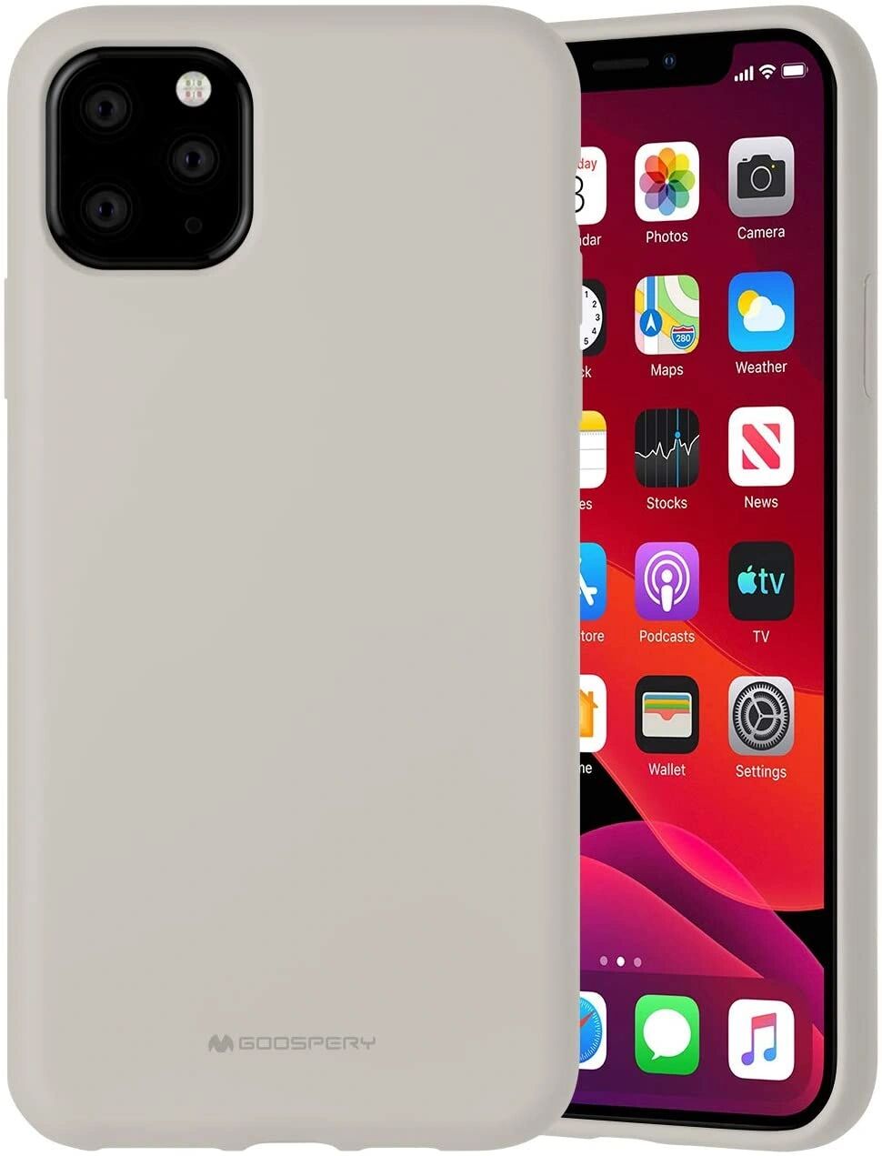 Mercury Ochranný kryt pro iPhone 11 Pro MAX - Mercury, Silicone Stone