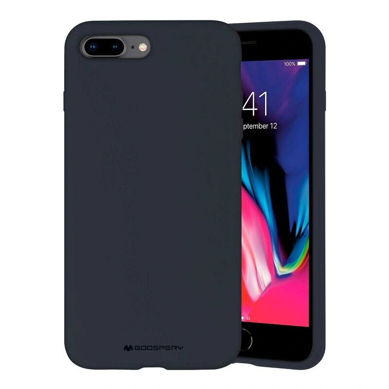 Mercury Ochranný kryt pro iPhone 7 PLUS / 8 PLUS - Mercury, Silicone Navy