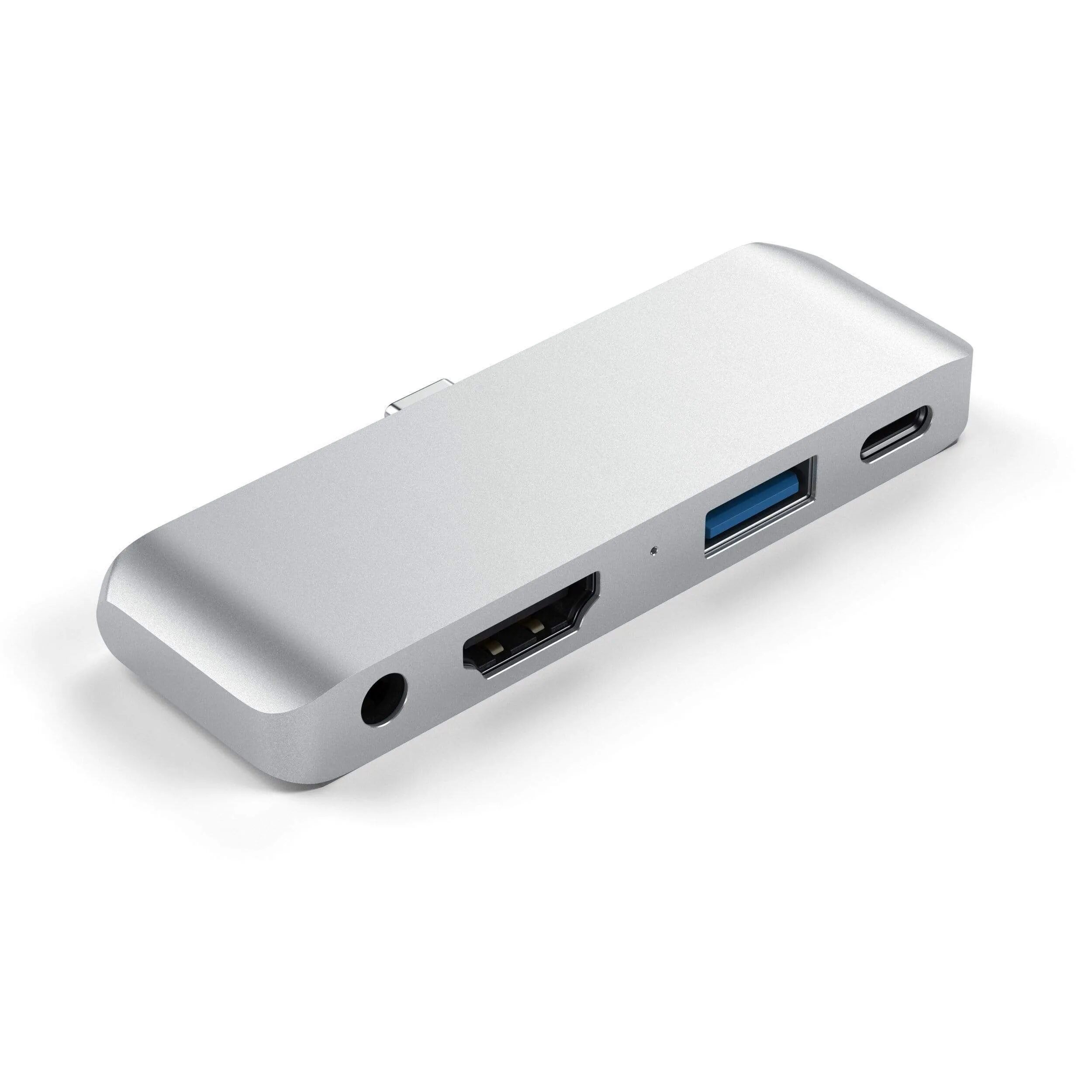 Satechi Redukce / adaptér - Satechi, Aluminium USB-C Mobile Pro Hub Silver