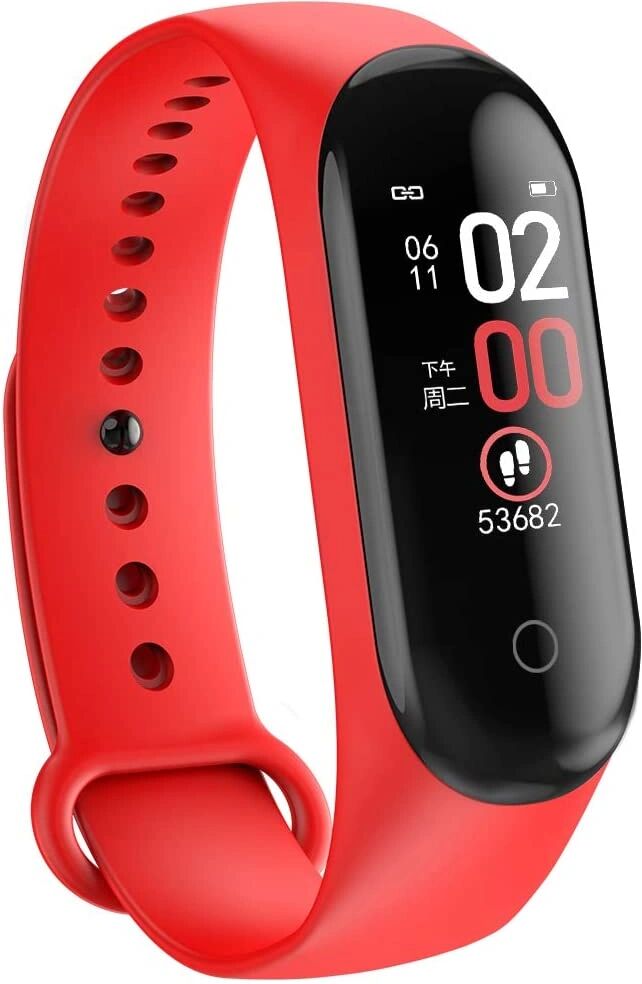 iPouzdro.cz Bluetooth fitness náramek - M4 Red