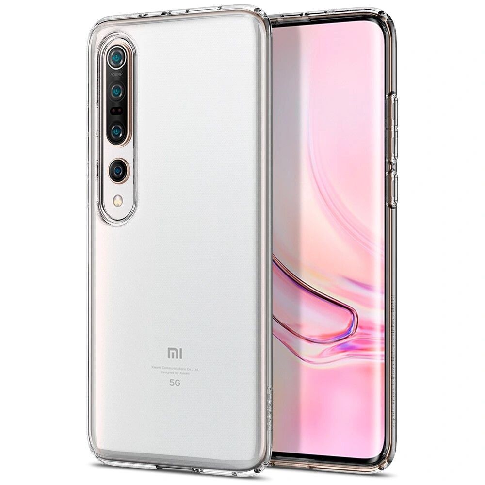 Spigen Ochranný kryt pro Xiaomi Mi 10 / Mi 10 Pro - Spigen, Liquid Crystal Clear