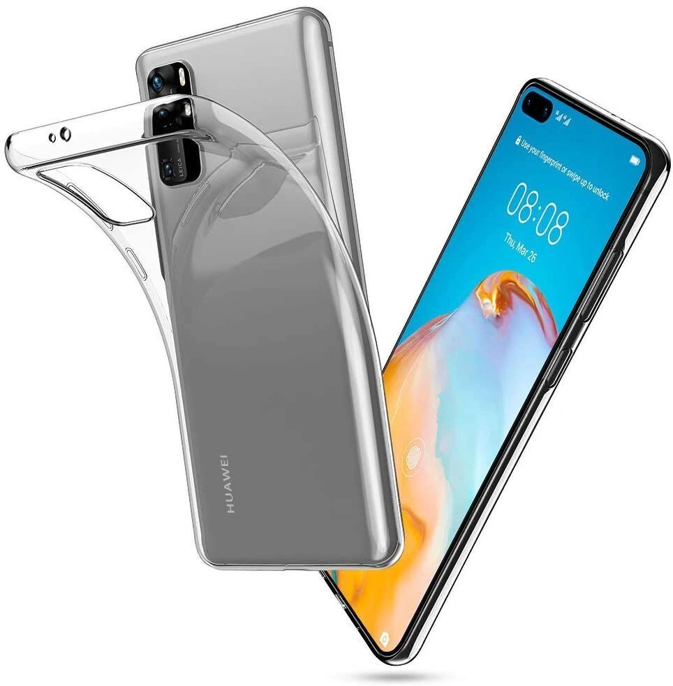 Tech-Protect Ochranný kryt pro Huawei P40 PRO - Tech-Protect, FlexAir Crystal